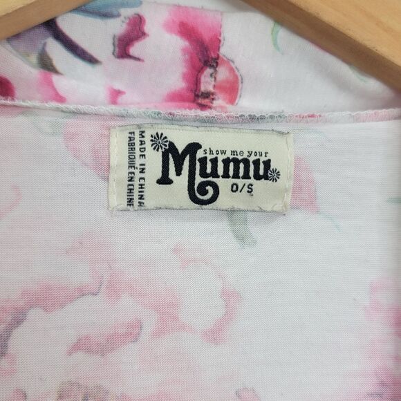 𝅺show ME YOUR MUMU Brie Robe Multicolor Short Sleeve Kimono Floral Cardigan - Picture 5 of 14